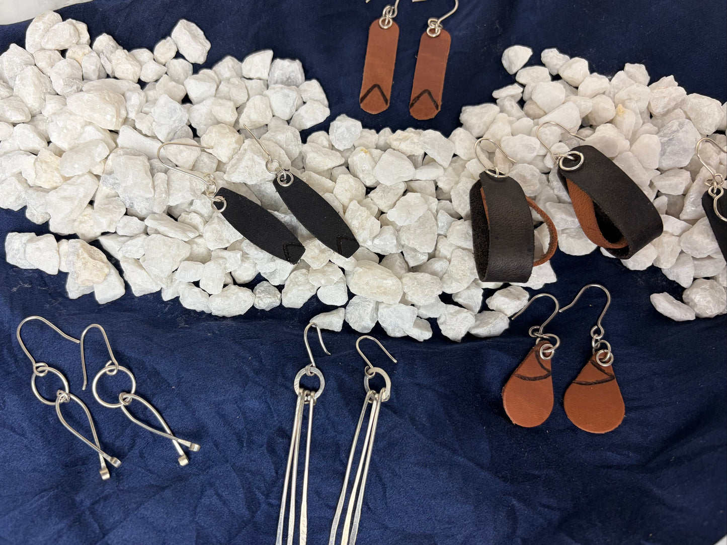 Leather Loop Keychain Black