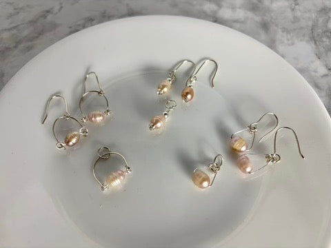 Mauve Me Drops Earrings