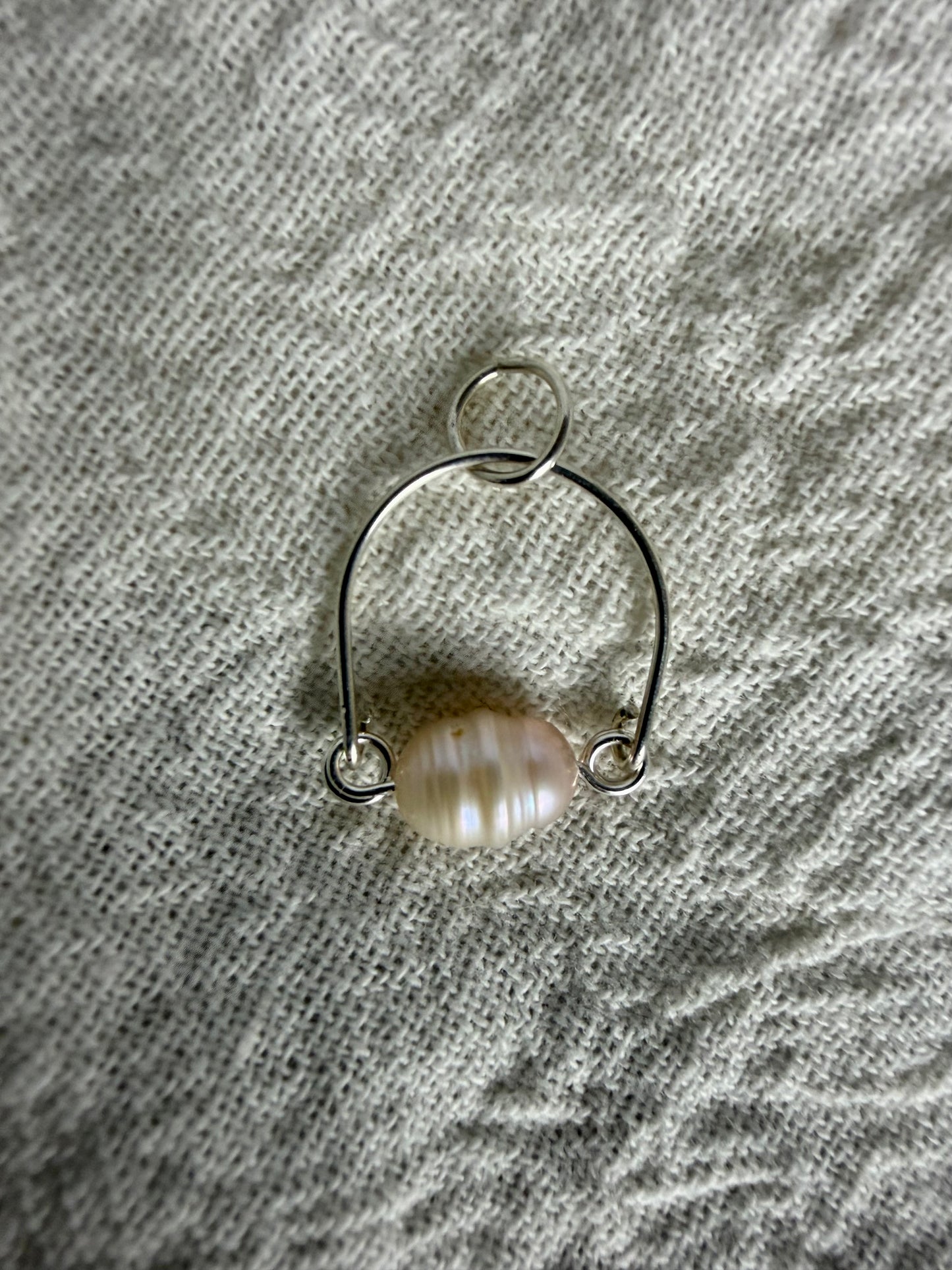 Mauve Me Arc Pendent