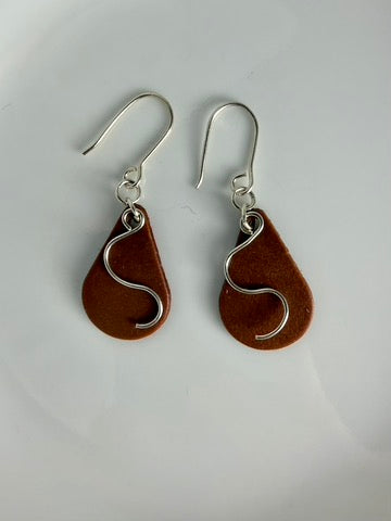 Drop Embellished S Dangle Earrings