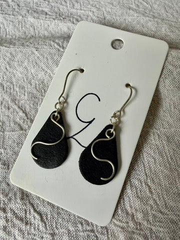 Drop Embellished S Dangle Earrings