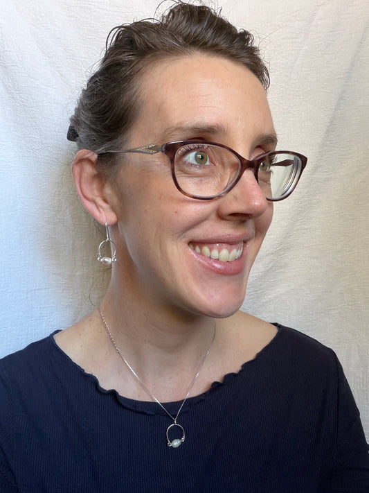 Mauve Me Arc Pendent