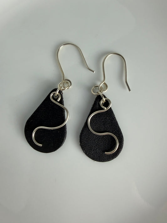 Drop Embellished S Dangle Earrings