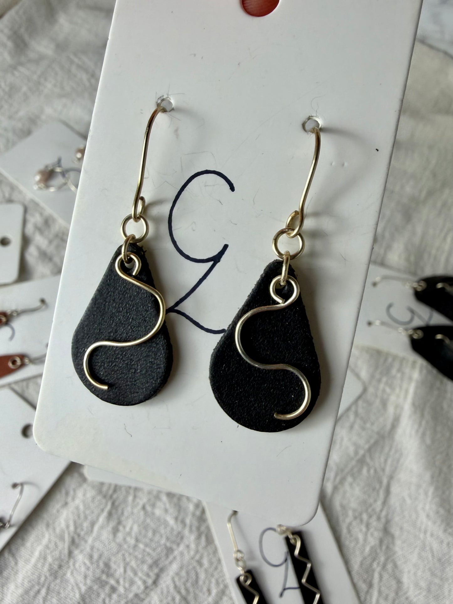 Drop Embellished S Dangle Earrings