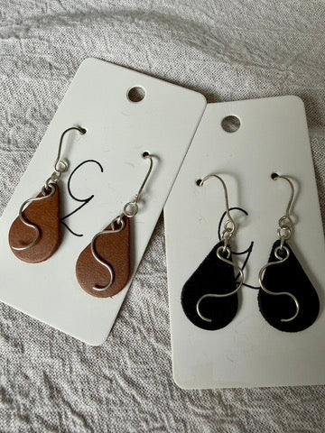 Drop Embellished S Dangle Earrings