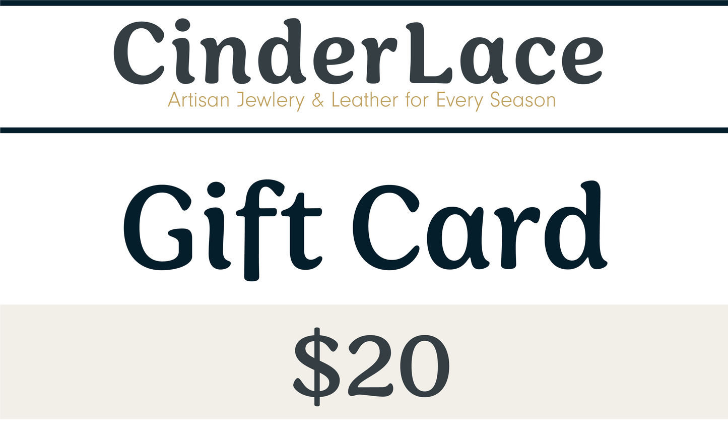 A CinderLace Gift Card