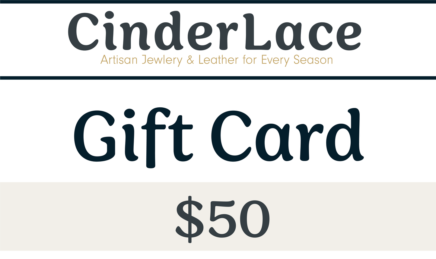 A CinderLace Gift Card