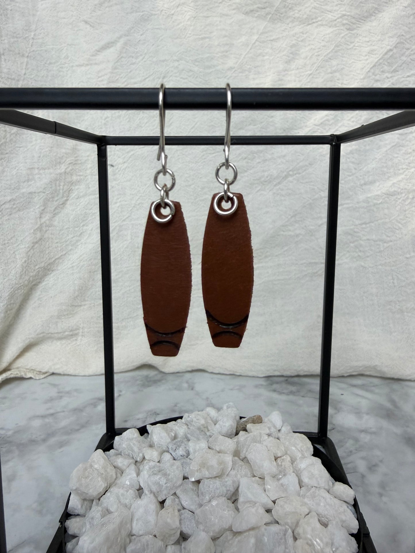 Brown Narrowed bar With burned double arch