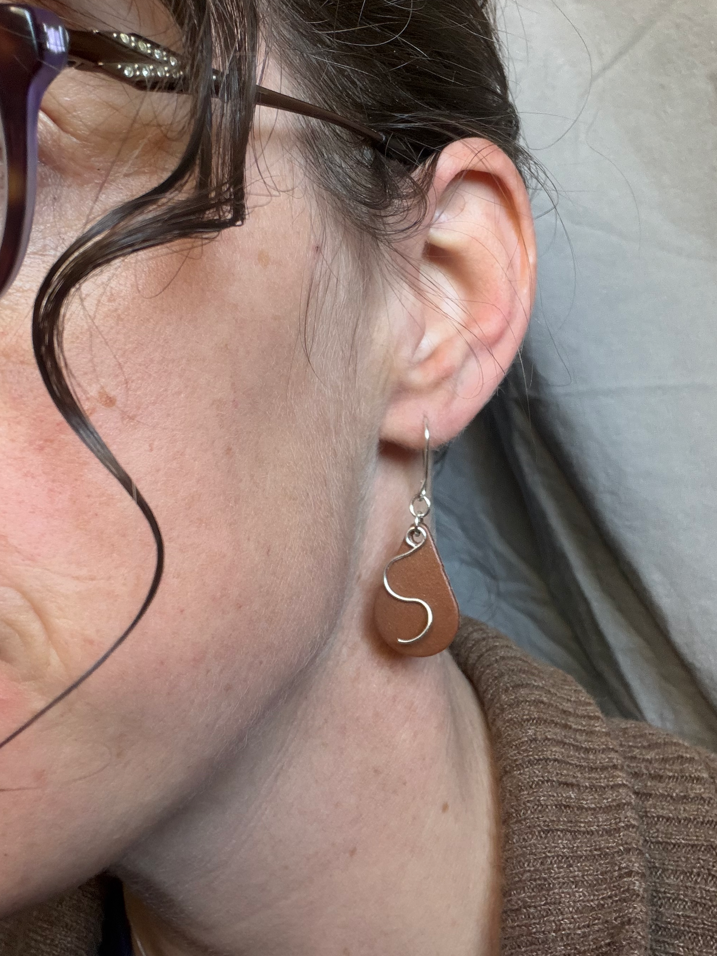 Drop Embellished S Dangle Earrings