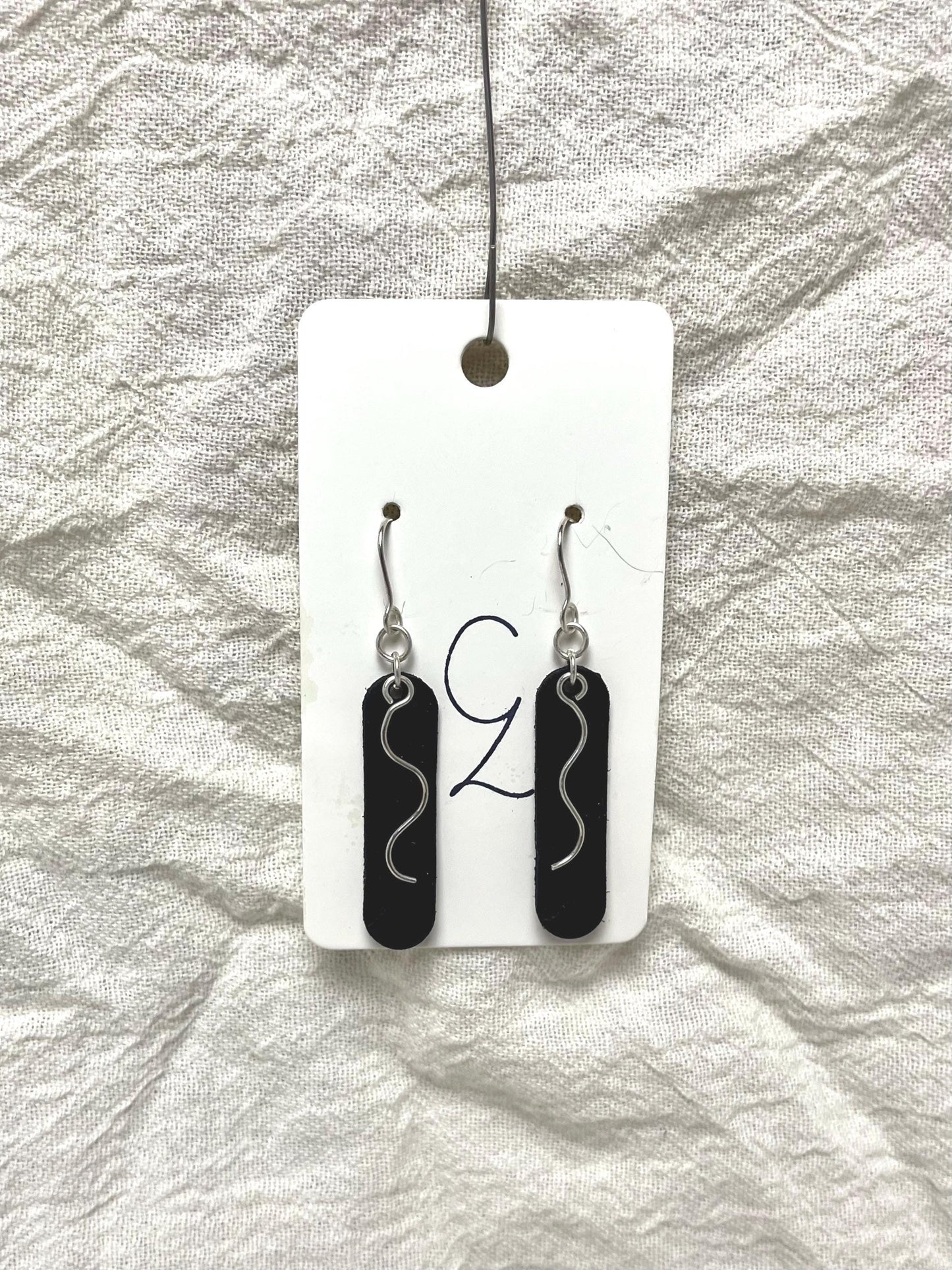 Brown Oval sway Earring